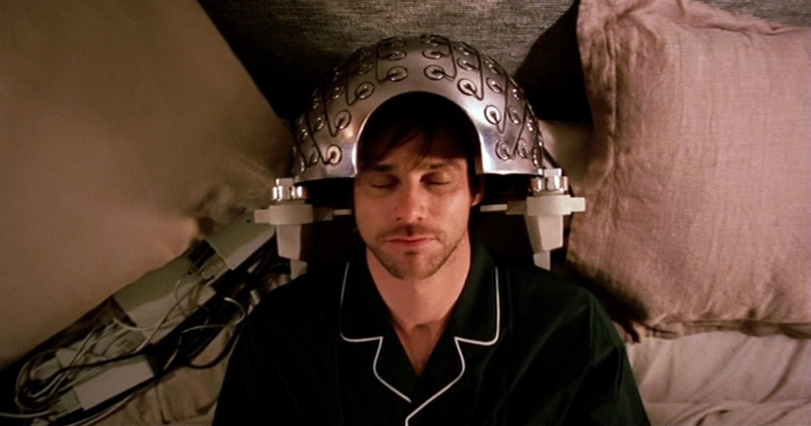 Jim Carrey en una escena característica de Eterno Resplandor de una mente sin recuerdos.