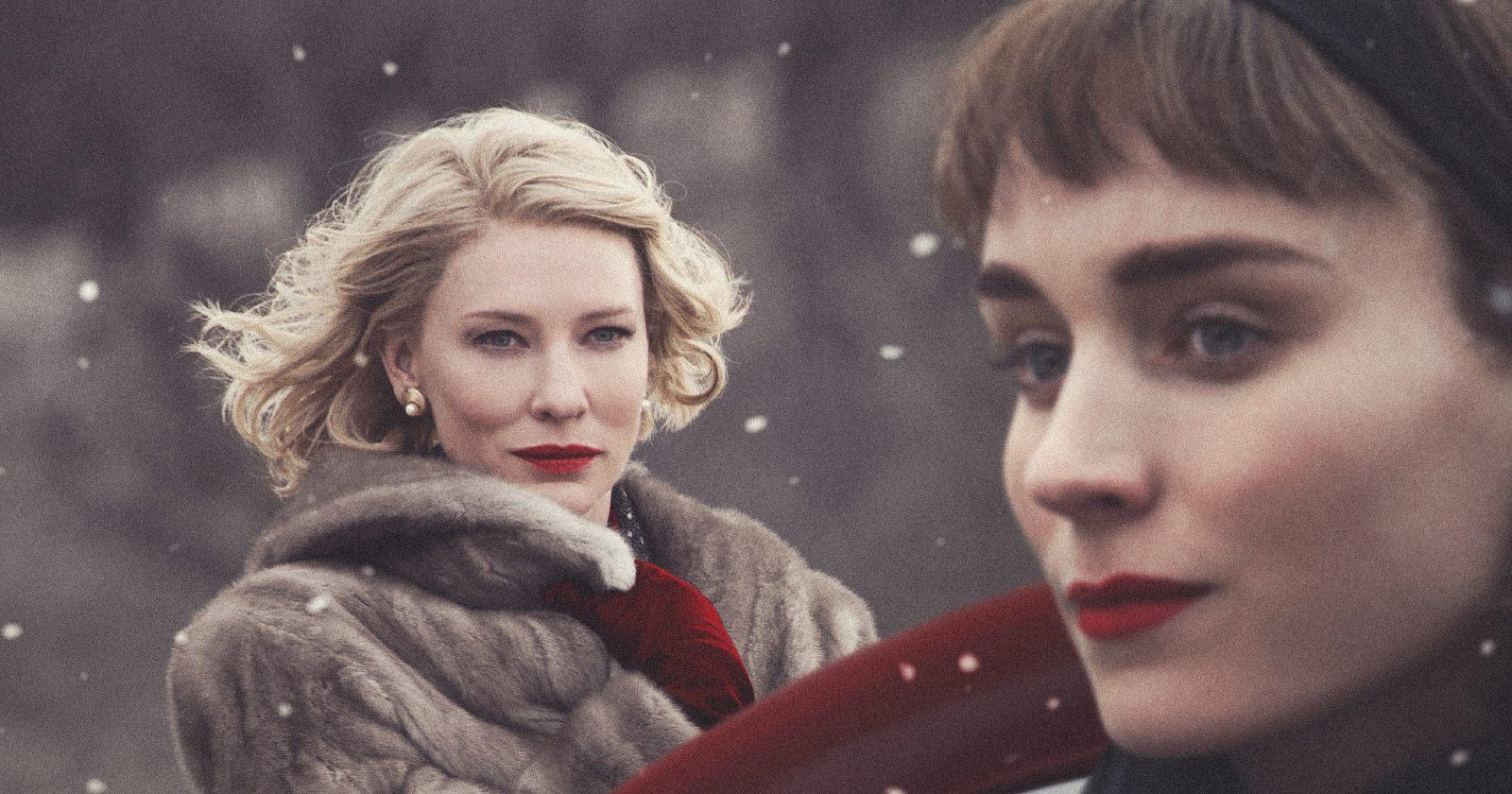 Cate Blanchett como Carol y Rooney Mara como Therese en Carol